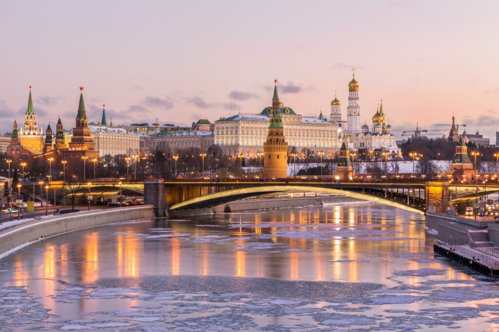 Moscow Kremlin and Moscow river