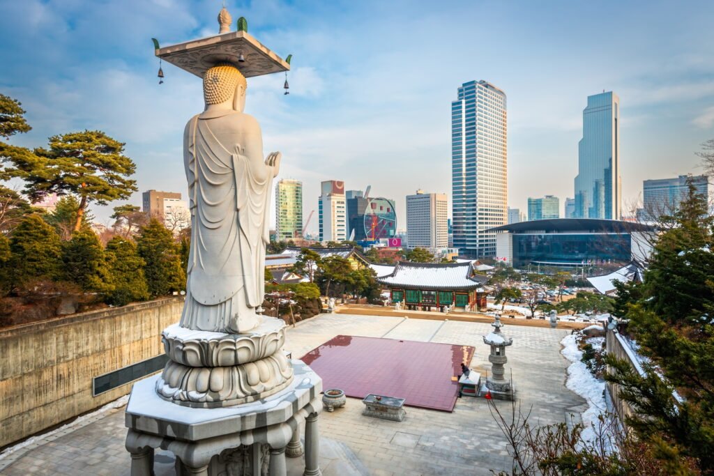 Seoul, South Korea Downtown Cityscape